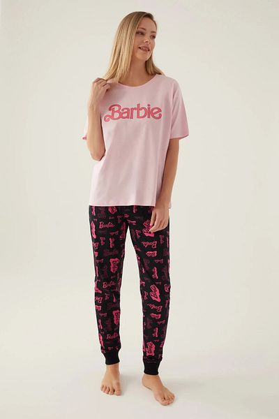 Barbie Cool Pink Women's Short Sleeve Pajama Set