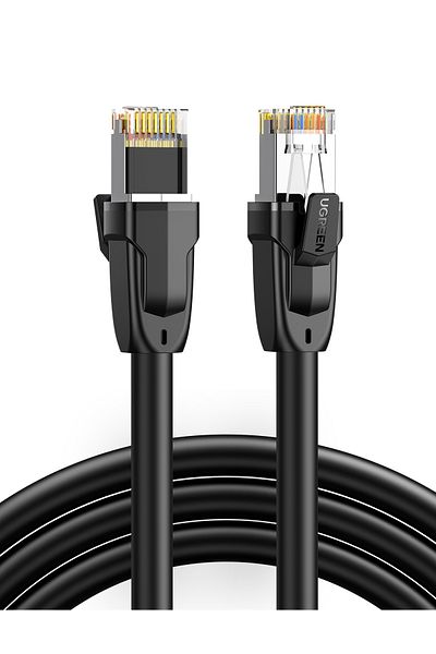 Ugreen |cat8 Classⅰf/ftp Round Ethernet Cable With Braid 2m |black