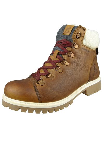 Kamik Damen Winterstiefel Wanderschuhe Winterschuhe Rogue Hike 3 WK2082 Braun Cognac Leder mit ASPEN Laufs