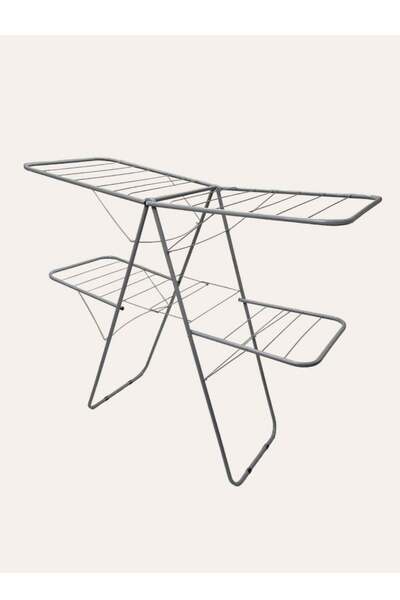 BabyCara رف تجفيف الملابس القابل للطي ذو طبقتين