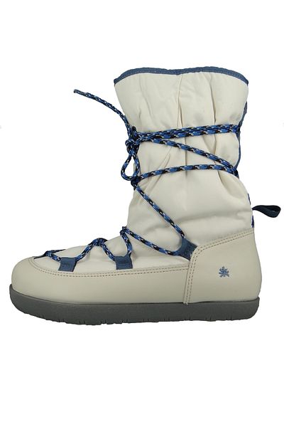 ART Damen Winterstiefel Stiefel Rhodes 1913 Weiß White Leder und Textil