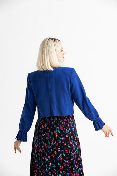 Eliş Şile Bezi Long Sleeve Flannel Selen Short Autumn And Winter Jacket Saks Sks
