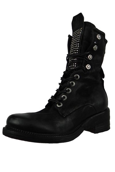 A.S.98 Damen Sportliche Stiefelette 9419 Miracle A23208-0502 Schwarz 6002 Nero Leder