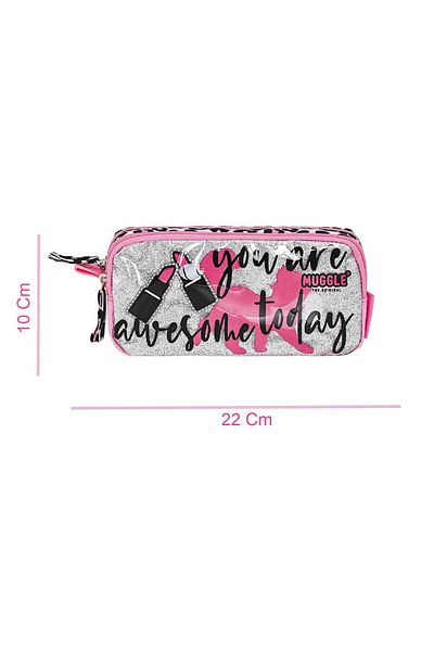 MUGGLE Θήκη για στυλό 2 θέσεων Fashion Totally Pink (MU-9075)
