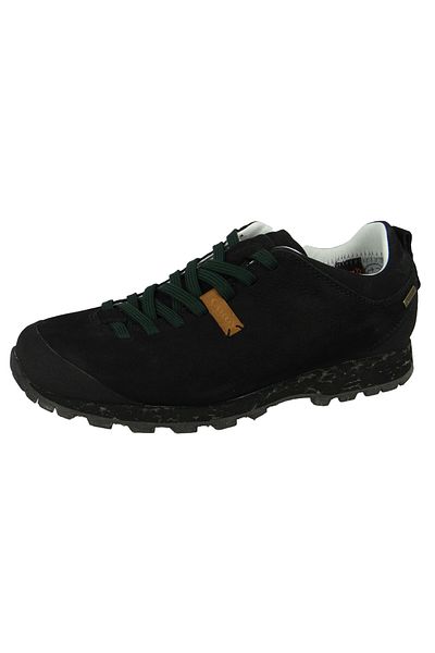 Aku Herren Halbschuhe Wanderschuhe Bellamont III NBK GTX 528 Schwarz 052 Black Leder mit Vibram Predator