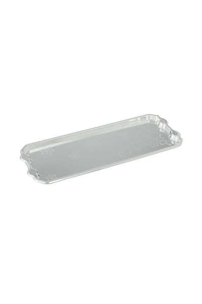Dania Single serving tray for pastries, sweets and chocolates, made of metal, size 39*16 cm, with a beautiful design