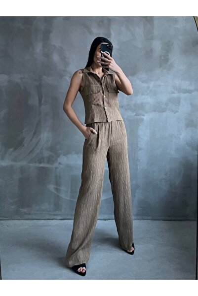 solena sln طقم بنطال سترة بتصميم عالي الجودة للسيدات