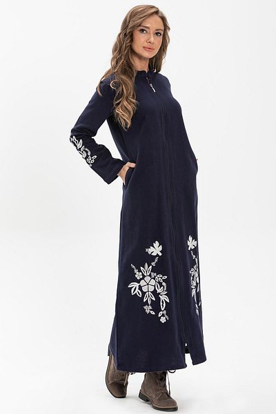 Eliş Şile Bezi Nisa Flannel Φθινοπωρινό και Χειμώνα Ferace Navy Blue Lcvt