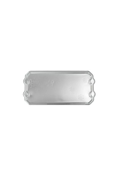 Dania Single serving tray for pastries, sweets and chocolates made of metal, size 32*16 cm, with a beautiful design