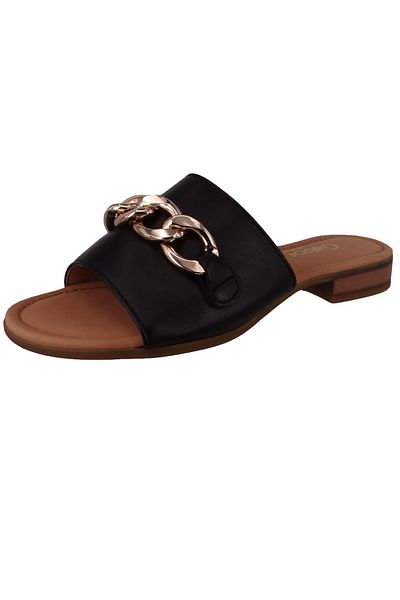 GABOR Damen Sandalen 22.791 Schwarz 57 Schwarz Leder