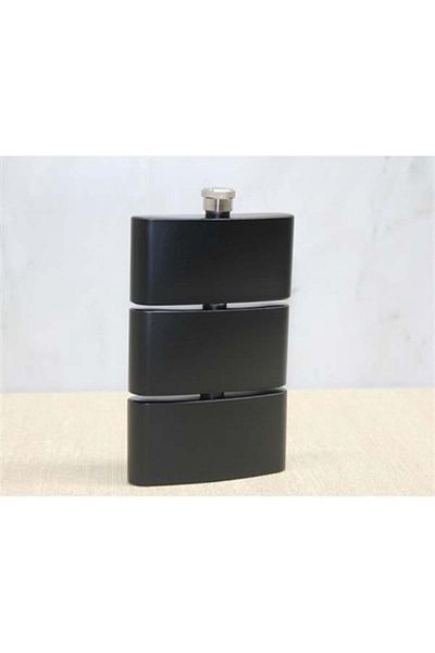 Acousticworld 3 Layer Stainless Black Color Flask