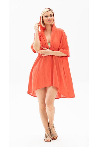 Eliş Şile Bezi Duygunlu Şile Cloth and Coral Tunic Set