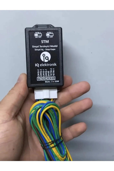 Genel Markalar IQ STM Sinyal Tersleyici Modül 12V Oto Uyumlu Sinyal Park Ters...