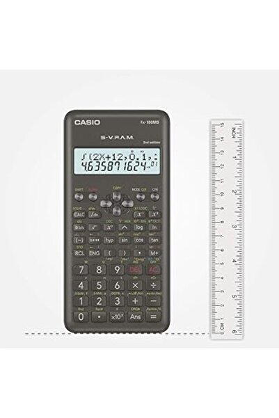 Casio آلة حاسبة علمية غير قابلة للبرمجة من الجيل الثاني FX-100MS، 300 وظيفة