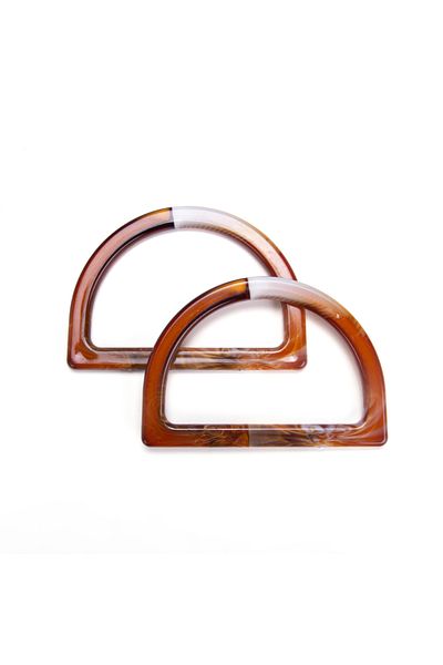 Sultan Akrebiç D Model Bag 2 Pieces Amber