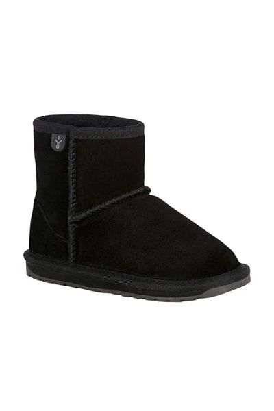 EMU Australia Wallaby Mini Unisex Kids Black Boots