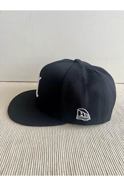 CosmoOutlet Ρυθμιζόμενο βαμβακερό μαύρο χρώμα μπάσκετ Hip Hop ανδρικό καπέλο με κέντημα Letter A στην πλάτη