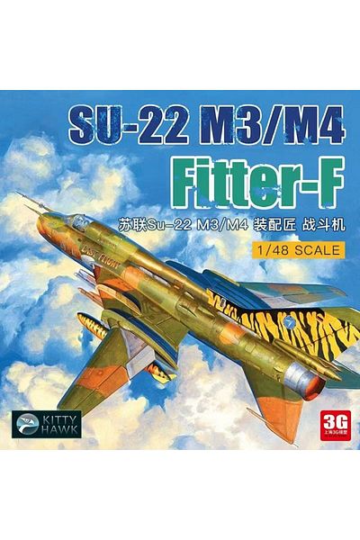 Choice Kitty Hawk KH80146 1/48 Sukhoi Su-22 M3/M4 Assembly model New