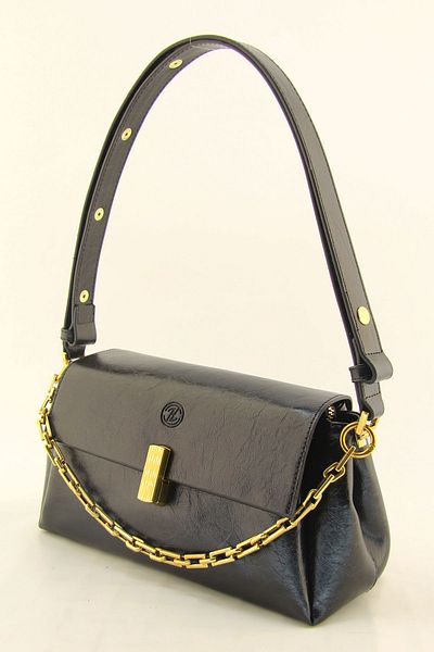 HNB Women's Black Soft Medium Shoulder Bag