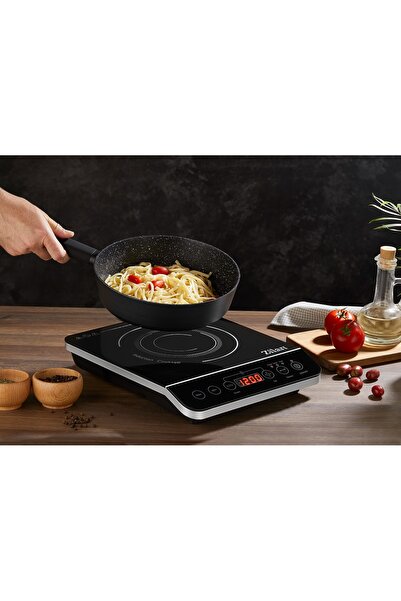 Zilan Επαγωγική εστία ZLN8078 Μαύρη, ισχύς 2000W, μαύρο κρυστάλλινο γυαλί