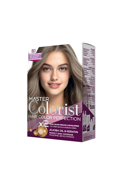 Master colorist Vopsea de Păr Master Colorist 8.1 Light Ash Blonde