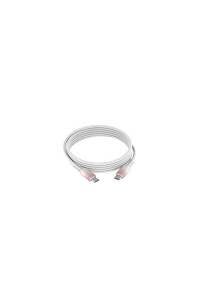 iOsuite PVC housing (USB-C) TO (USB-C) Gradient Clear Cable - 60W - 1.2M - Pink
