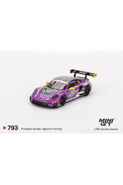 mini gt - Porsche 911 Gt3 R # 27 Hubauto Racing 2023 Fia Gt World Cup 70Th Macau Grand Prix 1:64