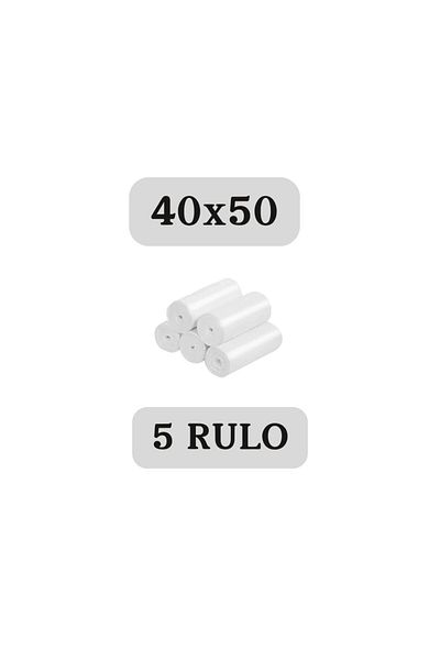 By Cleaner Garbage Bag Mini Size Small 40 Pieces 5 Rolls 40x50 Garbage Bag