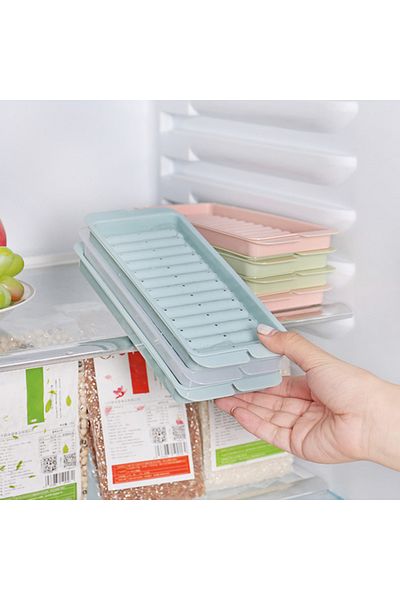 Generic rectangular plastic ice cube tray