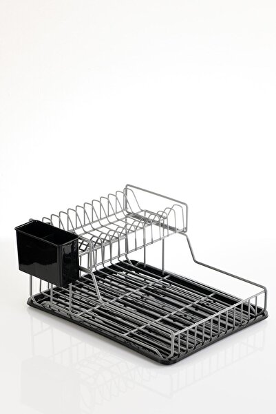 Hagen Ömür Boyu Paslanmaz Iki Katlı Tabaklık Bulaşık Sepeti Bulaşıklık