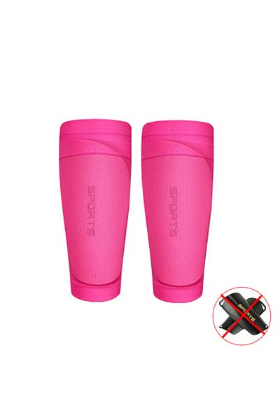 loogdeel S Rose red Loogdeel 1 Pair Shin Guard Sleeves Soccer Youth Calf Support Compression Sleeves Football