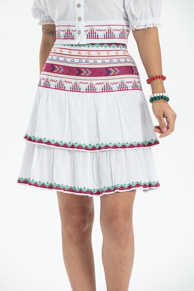 Eliş Şile Bezi Латинська міні літня бейсбольна рукавичка, біла