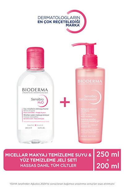 Bioderma Sensibio Micellar Makyaj Temizleme Suyu & Hassas ve Normal Ciltler Yüz Temizleme Jeli
