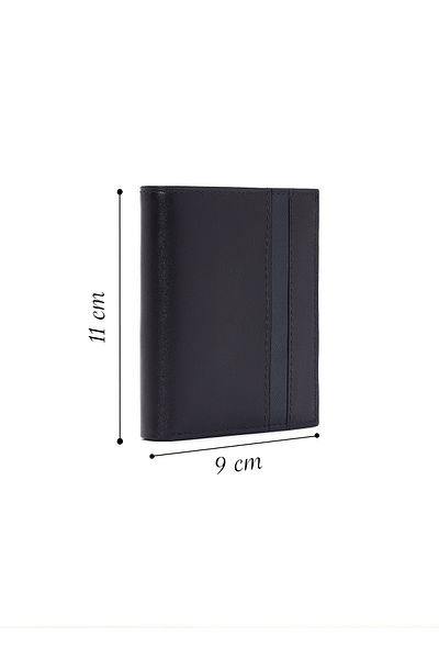 Derimod Navy Blue Leather Men's Wallet - 000a2d300418