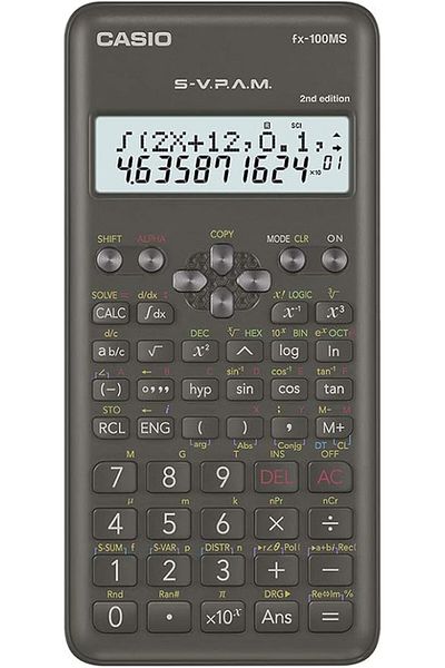 Casio FX-100MS 2nd Gen Non-Programmable Scientific Calculator, 300 Functions
