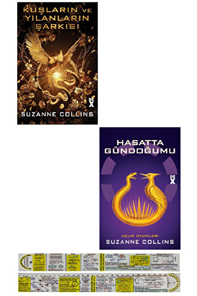 Dex Açlık Oyunları 4-5. Kitaplar Set Suzanne Collins/Kuşların ve Yılanların Ş...