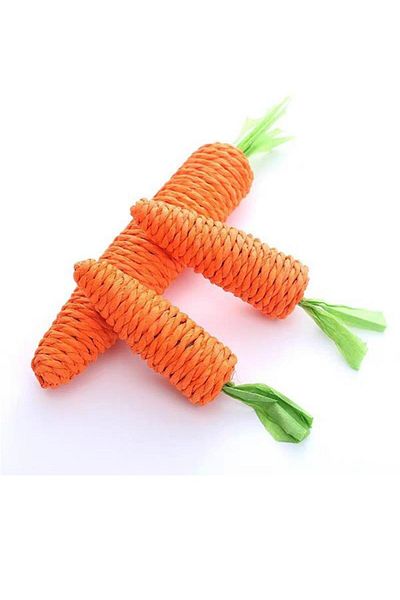 Glipet Rope Braided Carrot Cat Toy 12 cm