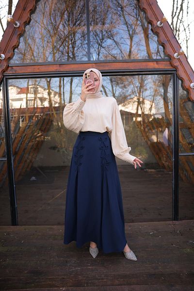 Nissra Fusta de in cu fundita bleumarin Ankanoor Anka257554