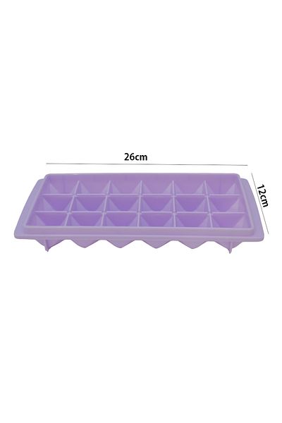Generic Plastic diamond-shaped ice cube tray