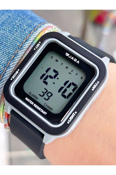 Jaga 10 Atm Waterproof Digital Youth Wristwatch with Alarm