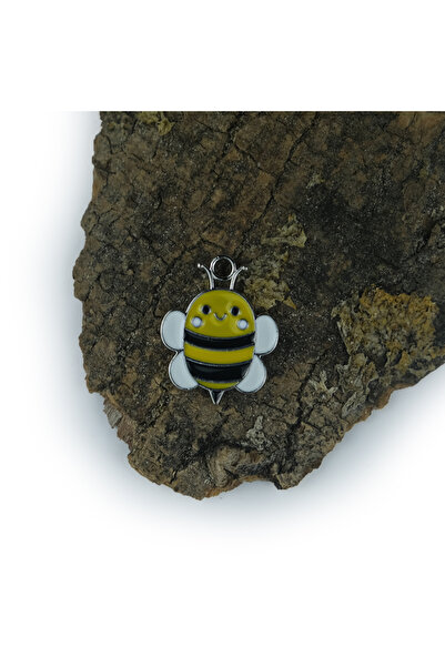 Prestij Boncuk Srebrna metalna slatka figura pčele, narukvica i privjesak