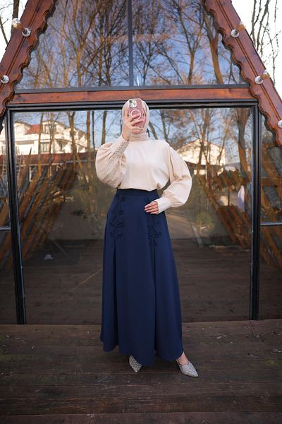 Nissra Fusta de in cu fundita bleumarin Ankanoor Anka257554