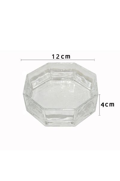 Generic Clear glass jar with multi-purpose lid
