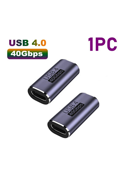 Choice موصل شاحن BSN أنثى إلى أنثى USB 4.0 PD بقدرة 100 واط ودقة 8K بتردد 60 ...