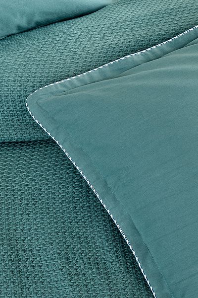 Yataş Green Liya Double Cotton Pique Set