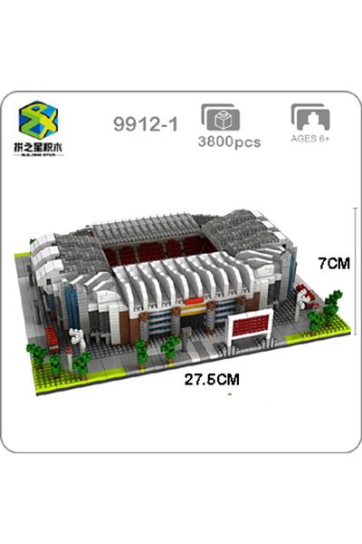 Mitty Signal Iduna Park Barcelona Soccer Stadium Micro Blocks Building Sets Mini Bricks Architecture Build