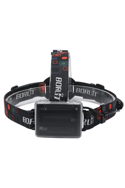 Choice Blue No Battery Boruit Rj-2166 Zoom Headlamp Led Powerful Headlight Waterproof Head Torch Camping Hu
