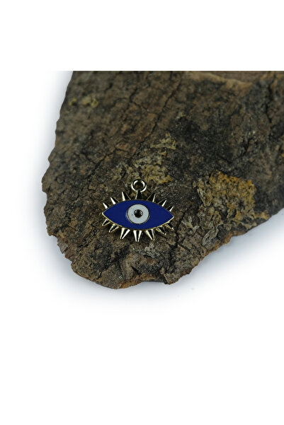 Prestij Boncuk Χρυσό μεταλλικό μενταγιόν με φιγούρα ματιού με χάντρες βραχιόλι