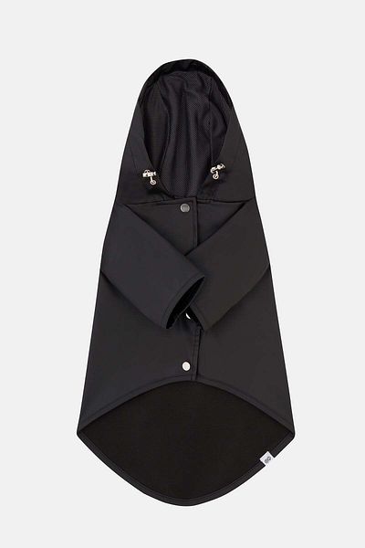 Bruno Society Dog Raincoat - Black