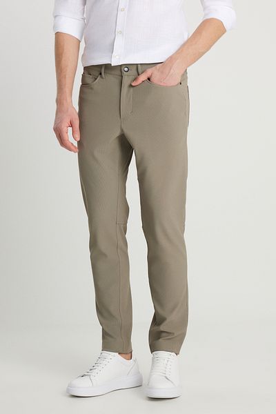 ALTINYILDIZ CLASSICS Ανδρικό παντελόνι βιζόν Slim Fit Slim Fit Pocket Stretch κοστούμι